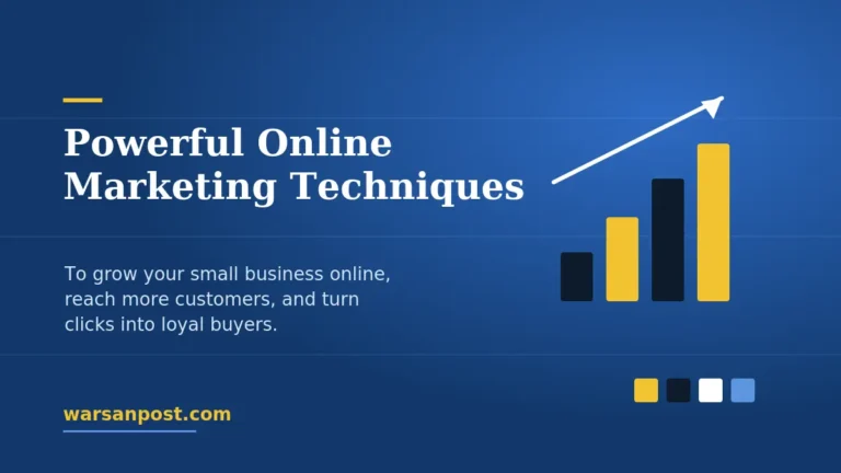 Powerful Online Marketing Techniques to Grow Small Business