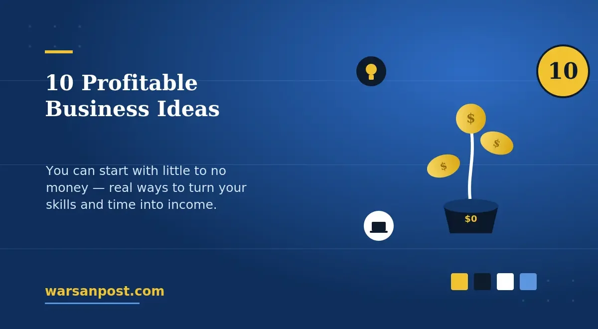 10 Profitable Business Ideas You Can Start With Little to No Money