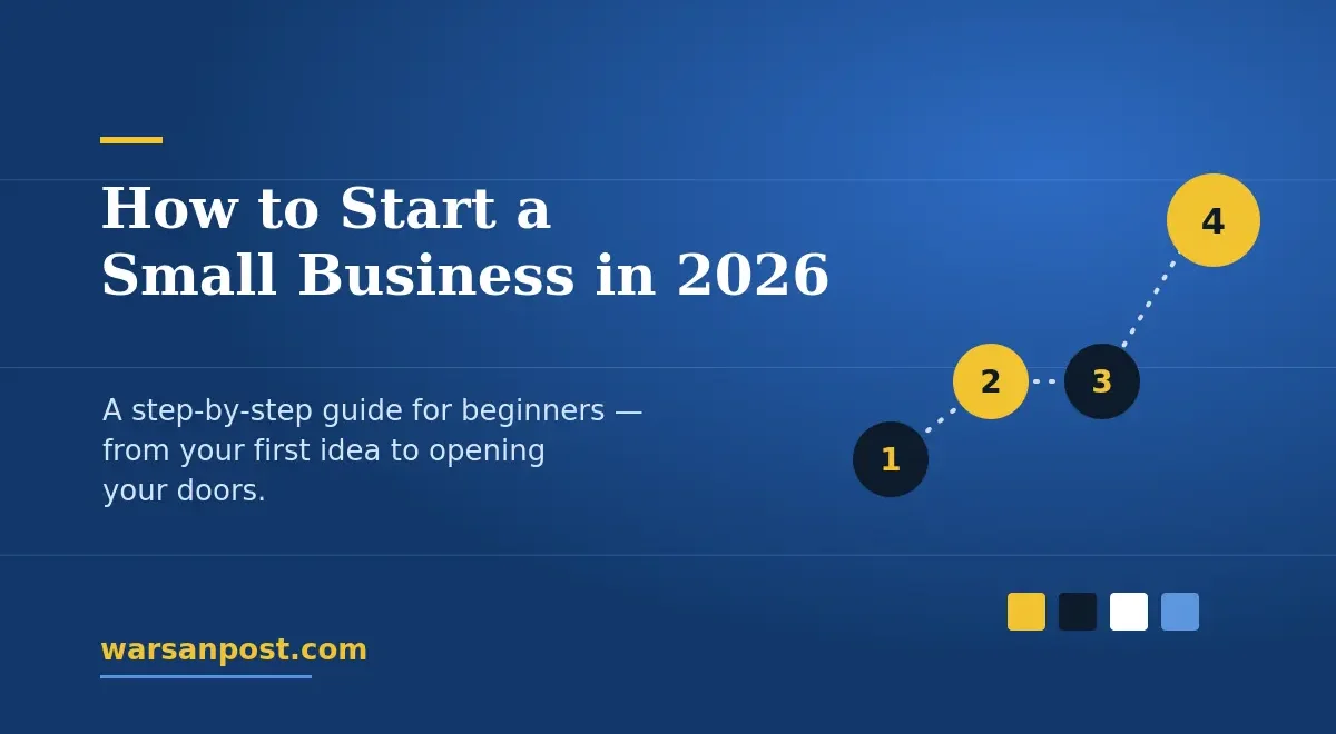 How to Start a Small Business in 2026: Step-by-Step Guide for Beginners